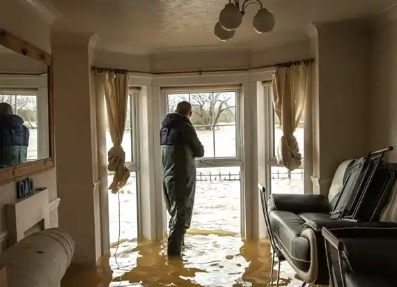 water damage restoration service Ladoga
